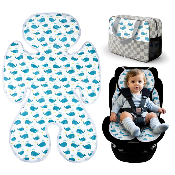 KAKIBLIN Car Seat Cooling Pad, Stroller Cooling Pad for Baby, Universal Double
