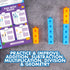 Ocean Animals STEM Cubes, Build, Learn & Create with 100+ Math Cubes Manipulatives, Educational Games for Kids