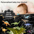 J&SBGFT 30"x40", Personalized Baby Blanket, Custom Name Blanket for Boys & Girls, Toddlers to Kids, Nursery Stroller