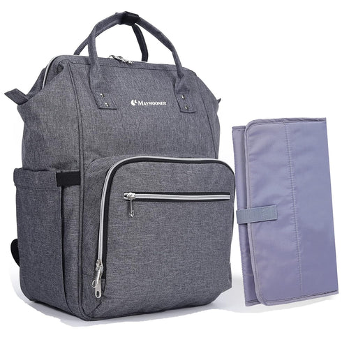 Backpack Baby Diaper Bag with Portable Changing Pad Multifunctional Large Unisex Nappy Changing Bags with Insulated