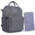 Backpack Baby Diaper Bag with Portable Changing Pad Multifunctional Large Unisex Nappy Changing Bags with Insulated