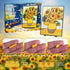 STMIGAIBLOCKS 3504PCS 14+ Flowers Wall Decoration Micro Mini Building Blocks,Ideas Botanical Sumflowers Painting Frame