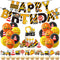 PEIQICHU Excavator Birthday Decorations Construction Birthday Party Decoration Supplies for Kids Truck Car