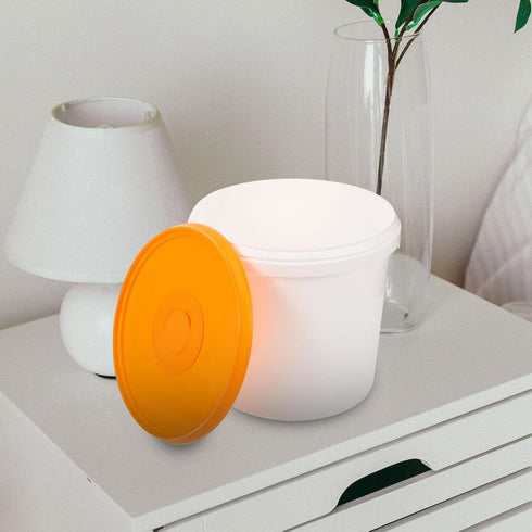 Travel Tissue Dispenser Portable Round Jar Container Baby Wipe Dispenser Refillable Diaper Wipe Case Mini Trash Can