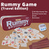 Rummy 6 Rummy Set |160 6 |1 (2-6 Smilejoy Cube Players Edition, Full Size Travel Game with Travel Portable Canvas