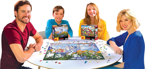 RoseArt - Kodak Premium - Castle, WA - 550 Piece Jigsaw Puzzle for Adults