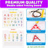 Magnetic Alphabet Tracing Board - double sided letters & numbers Magnetic Tracing Board, ABC magnets learn to write