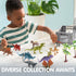 17 3-5, JOYIN Dinosaur Toys with Activity Play Mat & Storage Cage, PCS Realistic Dinosaur Figures & Trees for Toddlers
