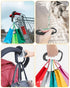 Stroller Hooks, 6.3" Large Stroller Clip for Hanging Bags and Shopping, Accessories for Mommy