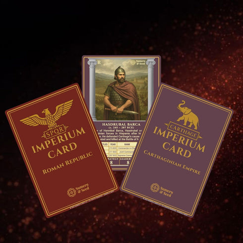Set Sumeru & Seed Imperium Cards Historical Strategy Card System The Second Punic War Core Rome vs Carthage Sandbox