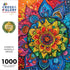 Rainbow Mandala Mirage by Cross & Glory: 1000 Piece Colorful Jigsaw Puzzle, Premium Quality (20x27 Inches)