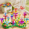 TEMI 91 PCS Flower Garden Building Toy, STEM Educational Activity for Kids Age 3-6, Birthday Gifts for Boys & Girls