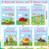 '-24Pcs Set Spring Activity Books for Kids Insect Mini Games Coloring Book Bulk Insect Theme Mazes Word Search Word