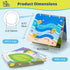 Multi-Sensory Mindful Maze Boards - Textured Sensory Calming Toys for Kids, Finger Path Breathing Board