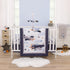 Navy Plush Airplane Musical Mobile - Soar High with Little Love