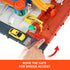Matchbox Transportation Center Playset, 5 Levels with 1:64 Scale Taxi, Boat, Helicopter & Food Vendor Features