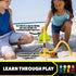 Stomp Rocket Stunt Airplane Refill - Looper Plane Launcher for Kids, Fun Outdoor Toys & Gift, Soars Over 100 Feet