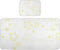 SyXIOP Yellow White Stars Cooling Baby Crib Mattress Sheets 28" x 52" Washable