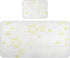 SyXIOP Yellow White Stars Cooling Baby Crib Mattress Sheets 28" x 52" Washable