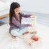 Set 21-Piece 2 3 4 Pearhead Wooden Play Food Pretend Kitchen Toy, Cutting Fruits & Veggies, FSC-Certified, Farmers