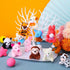 LMAZEPMQ Set,Cute (36pcs) Mini Plush Animal Toy Animals Keychain Decoration for Kids,Goodie Bag Fillers, Basket