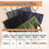 MKKBOB Elderly,Disabled(4 Adult Cloth Diapers,Leakproof Underwear Incontinence Reusable Washable Panties for Men