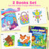 2 Pack Set 3 4 5 6 7 8 Paint with Water Coloring Books for Kids: Watercolor Painting Books for Ages Toddler Girl Boys