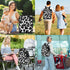 Honeybaby Backpack 19L Diaper Bag for Mom & Dad Cow Print Style Large Diaper Bag Tote with Multi-Pocket, Portable