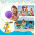 Sosation 60 Pcs Sand Buckets Bulk for Kids, Beach Buckets and Shovels 5.5 Inch Plastic Beach Pails Sand Toys for Girls