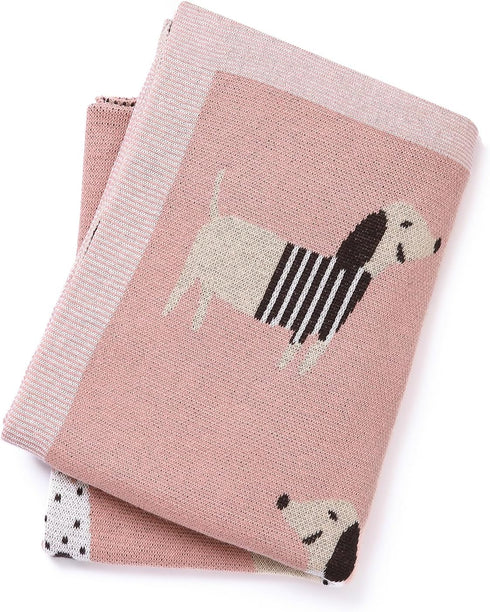 Baby Blanket 100% Cotton Soft Cooling Summer Receiving Swaddle Blankets for Boy