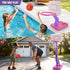 SUPER JOY Adjustable Toddler Basketball Hoop for Kids 1-3, Portable Indoor Outdoor Basketball Goal for Boys Girls