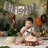 Decor,1st Jungle Safari High Chair Banner for Baby - Wild One for Baby Safari Party Birthday Party Banner