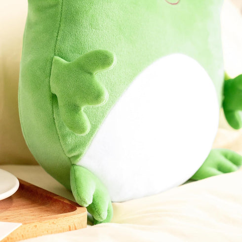 2PC (15+10Inches) Lazada Frogs Kids Pillow Toys Plush Pillows Soft Gifts for Toddler Green