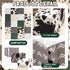 Hahafelt 3 Set Set Piece Patchwork Western Crib Bedding for Boys Girls Cow Cactus Print Baby Bedding Barnyard Western