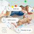 Tummy Tummy Time Water Mat for Babies Sensory Baby Water Play Mat Award-Winning Infant Activity Mat for Motor