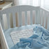 American Baby Company 100% Cotton Thermal Waffle Swaddle Blanket, Blue, 30" x 40"