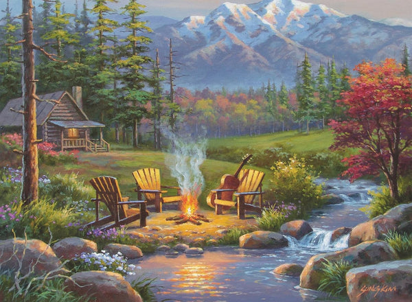 Ravensburger Riverside Livingroom Puzzle - Part of Great Outdoors Series | Unique