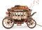 ROBOTIME Stagecoach Wooden Music Box Puzzle AMKA1, Valentines Day Gift 3D Wooden