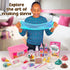 Set 31 8-12, Original Stationery Ice Cream Slime Kit for Girls Toys, DIY Cherry-Scented Slime Making with Pieces, Fun