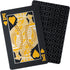 LAGEBONA Waterproof Deck of CardsGift Playing CardsPoker Set, Men Pool Poker Cards (Black