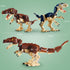 QUENTINAG Sets 910PCS, 6+ Dinosaur Toy Building Build Mighty T.rex & Velociraptor, Dinos World Building Kit for Boys
