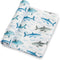 LollyBanks Baby Blanket for Boys, 100% Cotton Muslin Swaddle Blankets, 47 x