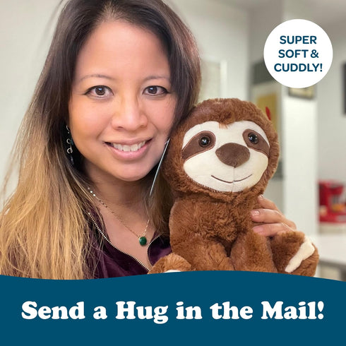 Package, SendAFriend Sam The Sloth Stuffed Animal Care Someone Loves You Box, Great Gift for Any Reason (Happy Birthday