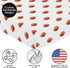 2-Piece Set Sweet Jojo Designs Baby Crib Sheets (Football Sports) for Boys, Infant Nursery, Toddler Room - Fitted