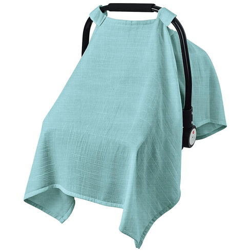 Baby Car Seat Cover, 100% Muslin Carseat Cover, Universal Carseat Covers Baby,
