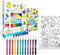 Ooly Yummy Yummy Coloring Kit Includes 10 Lightly Scented Markers, Over 100
