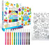 Ooly Yummy Yummy Coloring Kit Includes 10 Lightly Scented Markers, Over 100