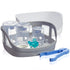 Microwave Steam Sterilizer - White/Grey, Removes 99.9% of Dirt Quickly and Naturally with Steam Power