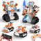 QHECTTY 5in1 STEM Robot Building Toys for Kids, Remote & APP Controlled Robot