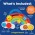 Learning Resources Rainbow Busy Board - Montessori Busy Board, Toddler Sensory Toys, Boy and Girl Travel Toys